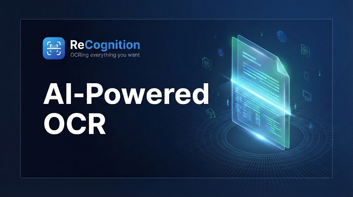 ReCognition | High-Fidelity OCR for RAG & Vector Ingestion
